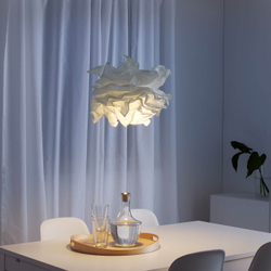 IKEA KRUSNING  (ИКЕА КРУСНИНГ)  -  Абажур для подвесного светильника, белый, 43 см