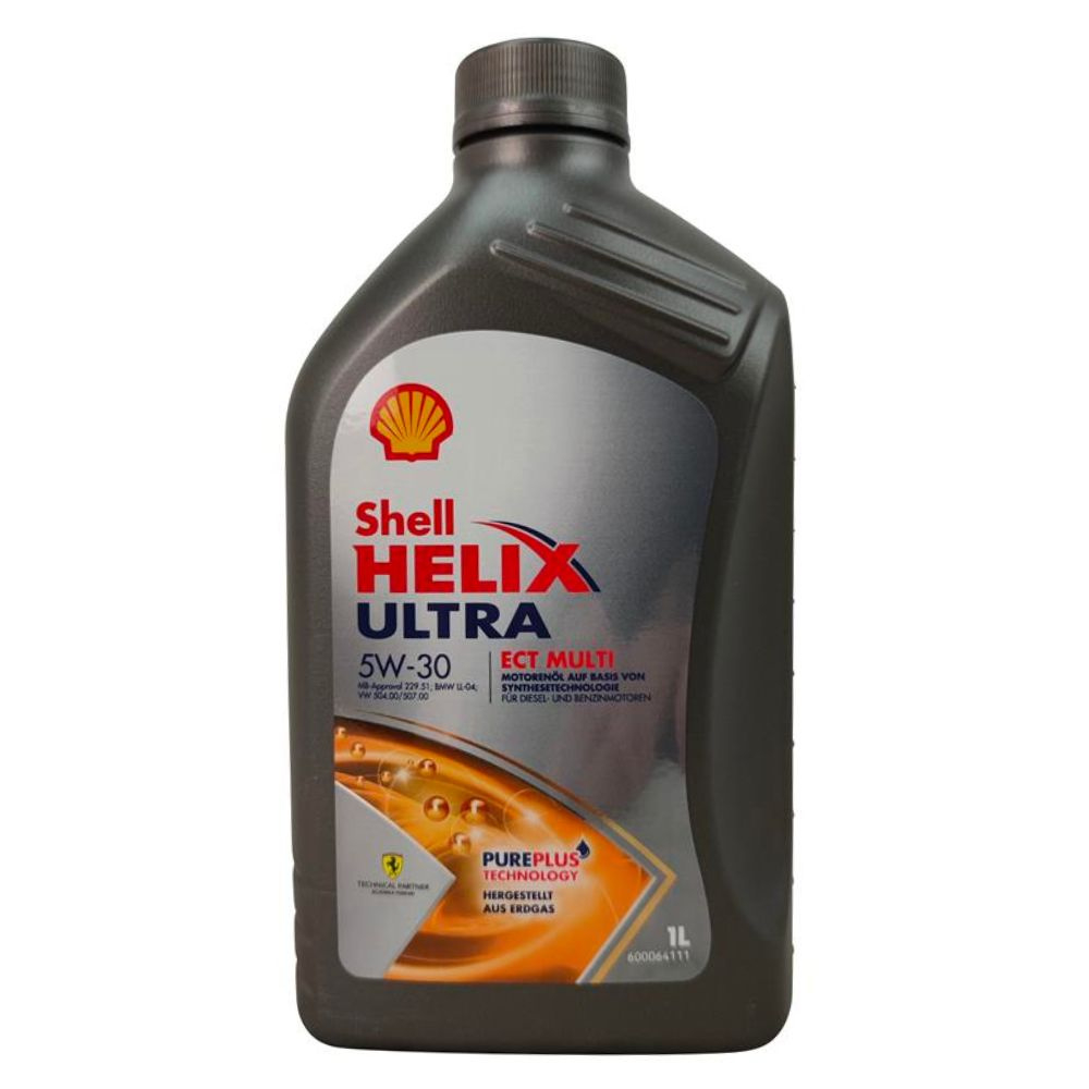 Масло моторное SHELL Helix Ultra ECT Multi 5W-30 синтетическое 1 л 550063484