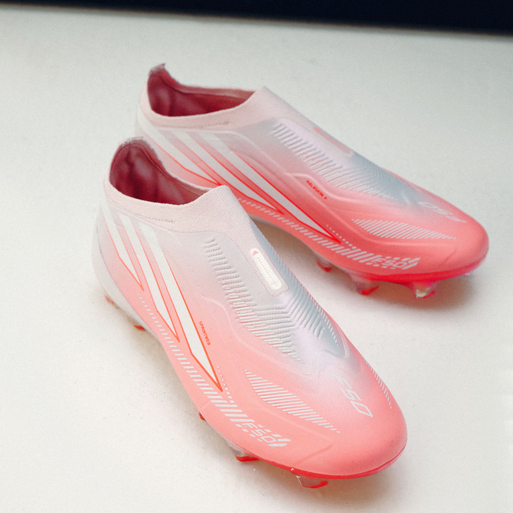 FG / Adidas F50 Hyperfast Laceless / Pink Red