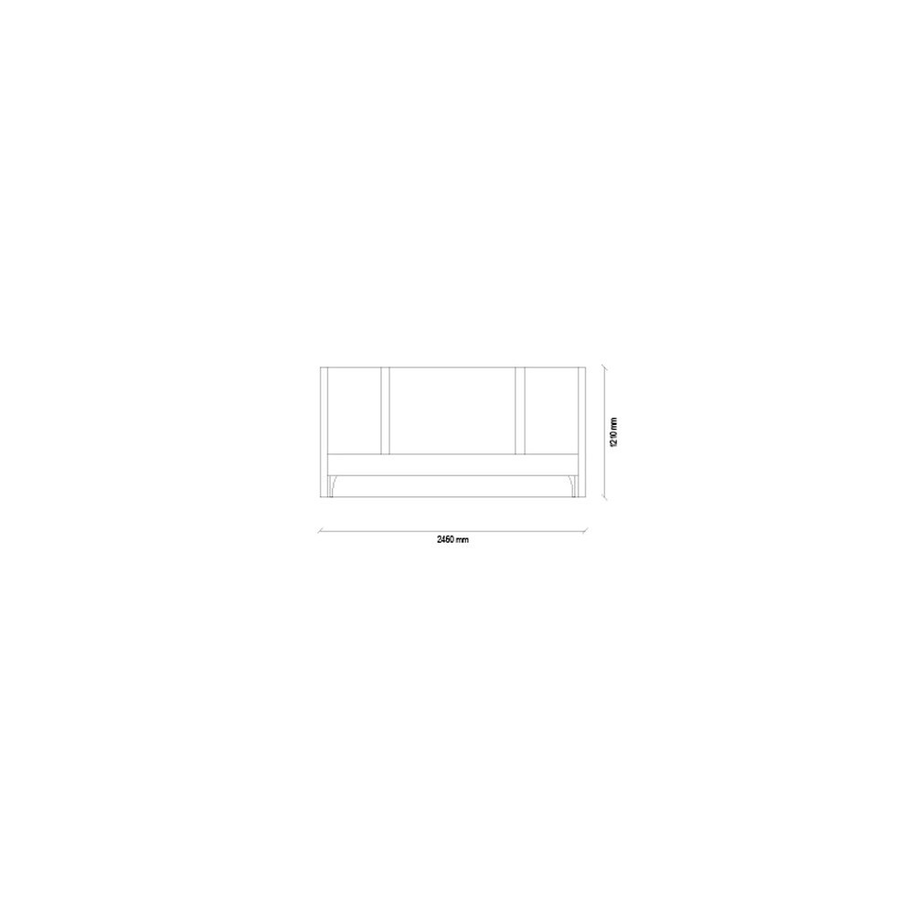 Изголовье 200x200 велюр ENZA HOME NETHA EH22188
