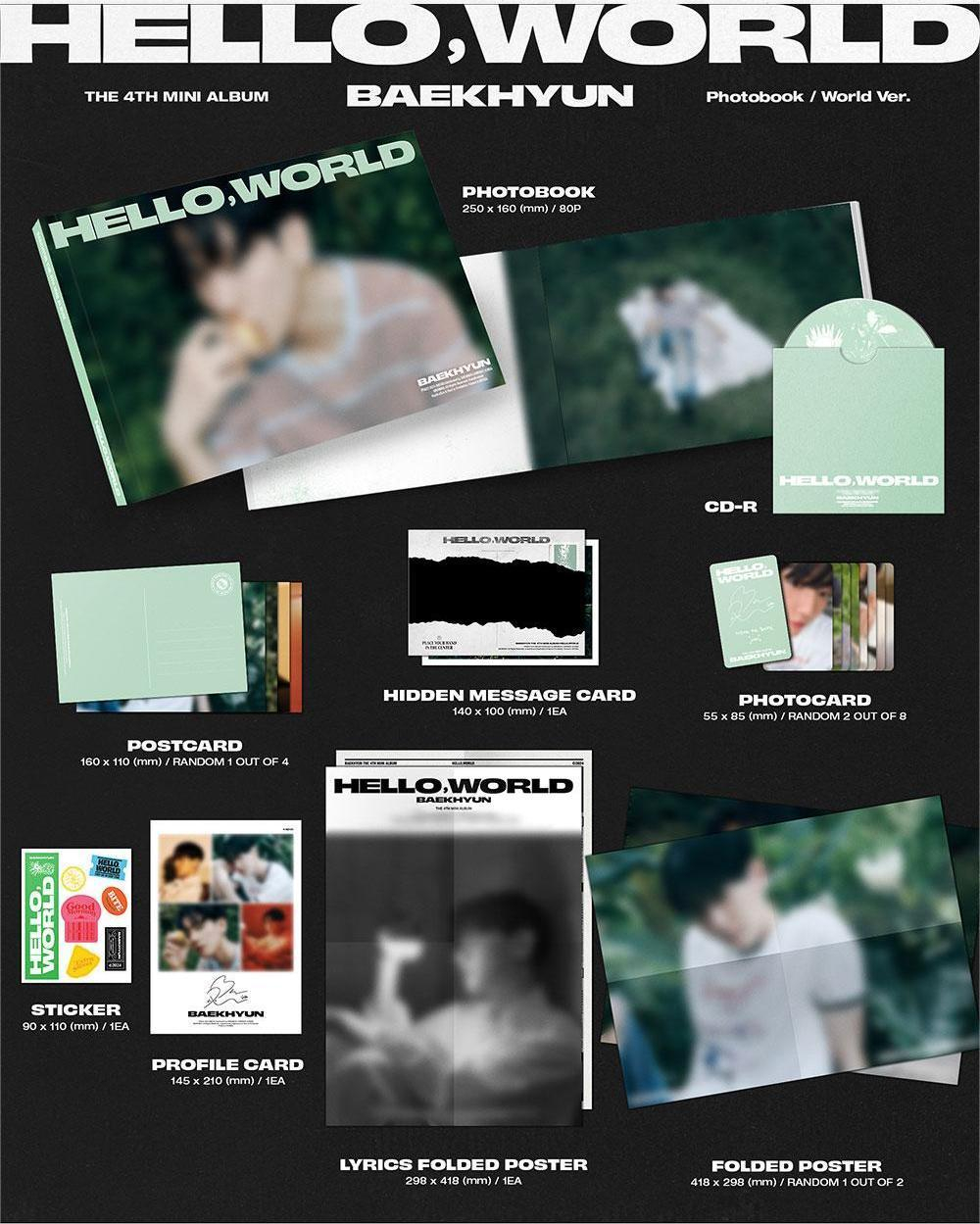 [Альбом] BAEKHYUN - Hello, World (Photobook Ver.)