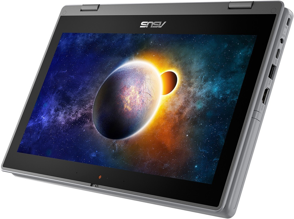 Ноутбук ASUS BR1100FKA-BP0570R 90NX03A1-M07390 Intel Celeron N4500, 1.1 GHz, 4096 Mb, 11.6; HD 1366x768, 128 Gb eMMC, DVD нет, Intel UHD Graphics, Windows 10 Professional, серый