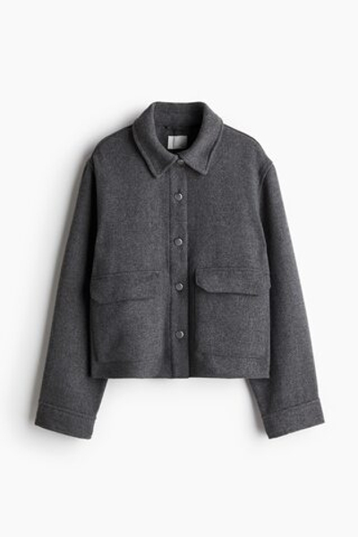 Куртка-рубашка на пуговицах - H&M