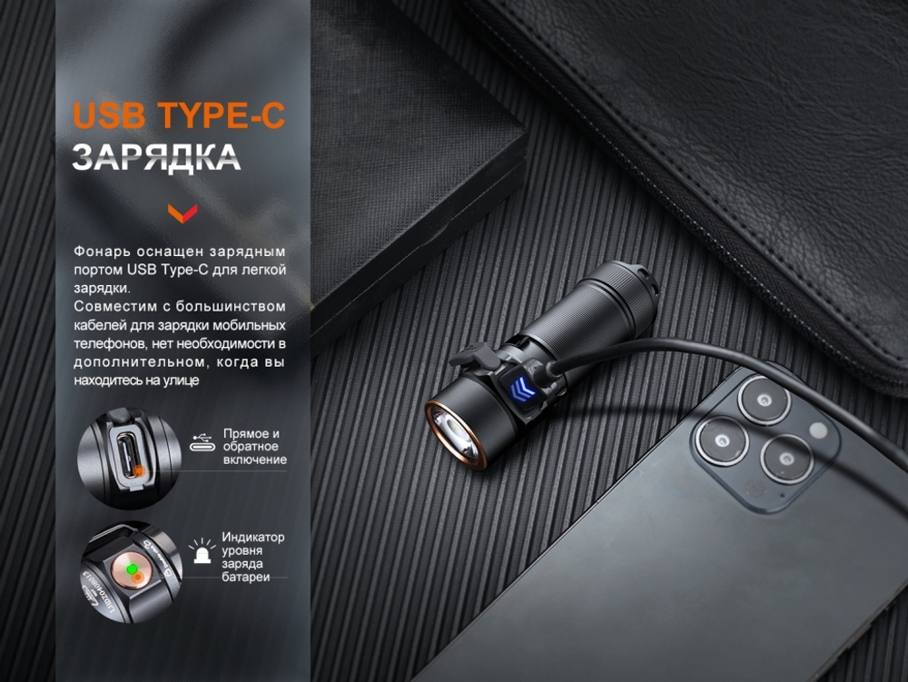 Фонарь Fenix E18R V2.0