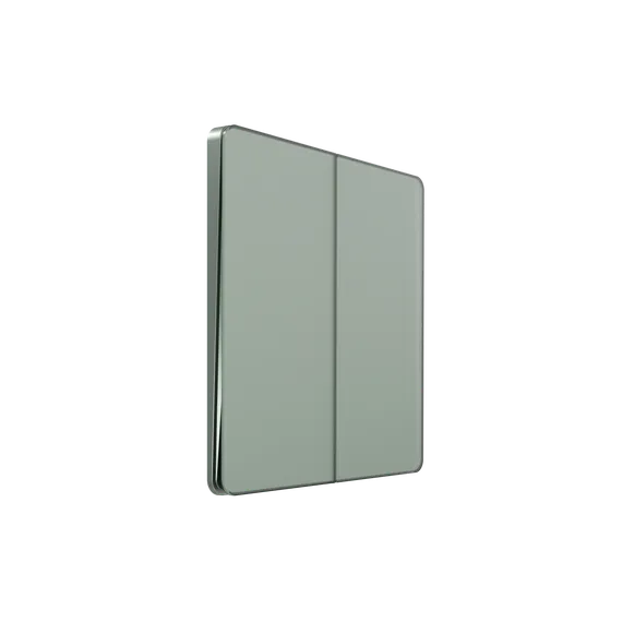 Переключатель проходной двухклавишный Systeme Electric Infinity Таежное утро FSE000865