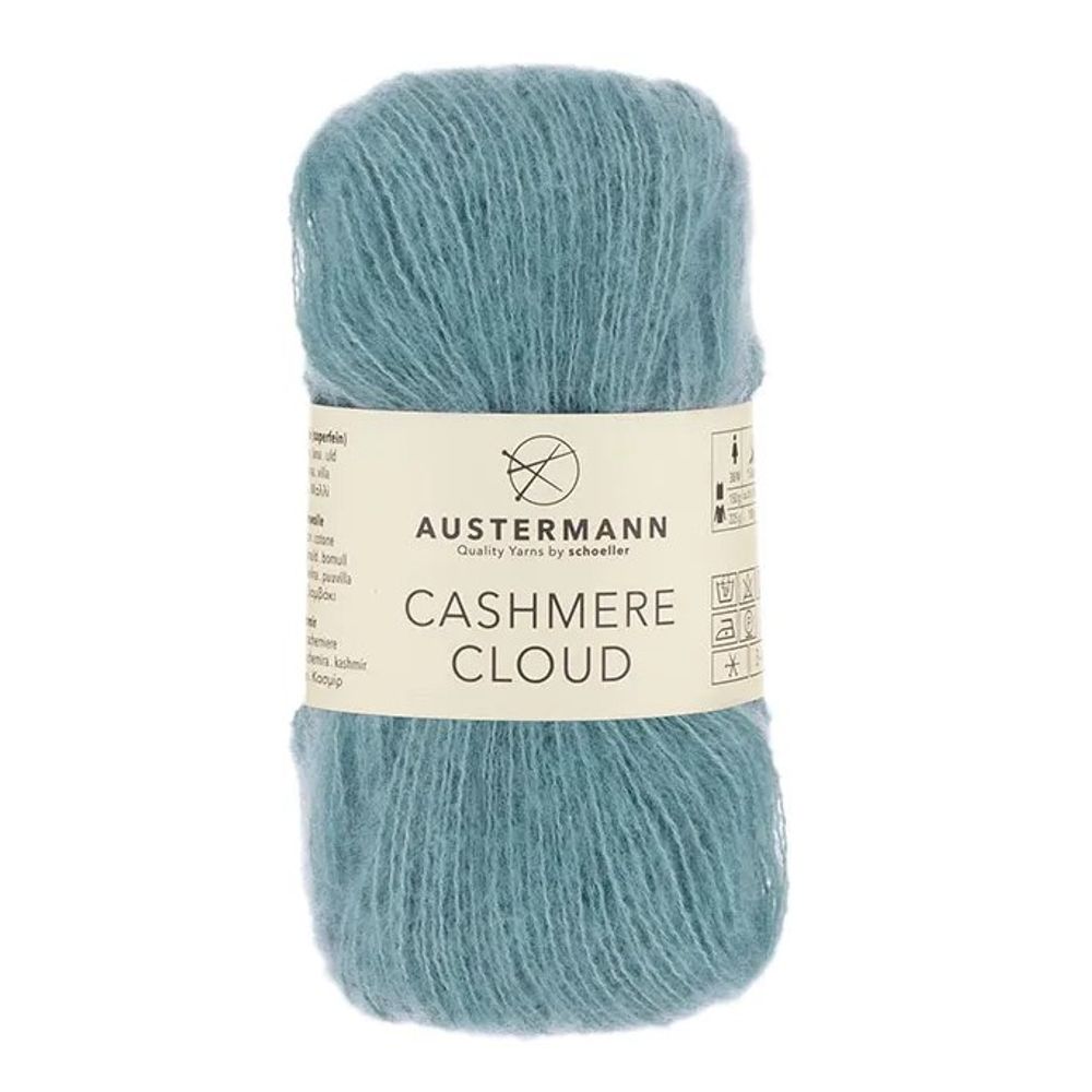 Пряжа Austermann (Аустерманн) Cashmere Cloud / уп.10 мот. по 25 г, 180 м, 90349-0015 Пряжа Austermann (Аустерманн) Cashmere Cloud / уп.10 мот. по 25 г, 180 м, 90349-0015