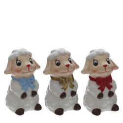 GAEM Фигурка декоративная "Овечка", 3в., L4,5 W4,5 H7 см, 3в.