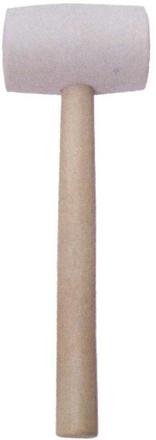 Киянка резиновая Белая  с дер.ручк. 340г (888)   6822340
