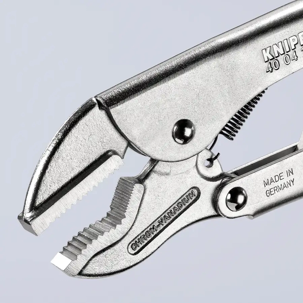 Клещи зажимные универсальные никелирование 250 мм Knipex 40 04 250