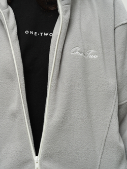 Zip-Up Sweatshirt Grey