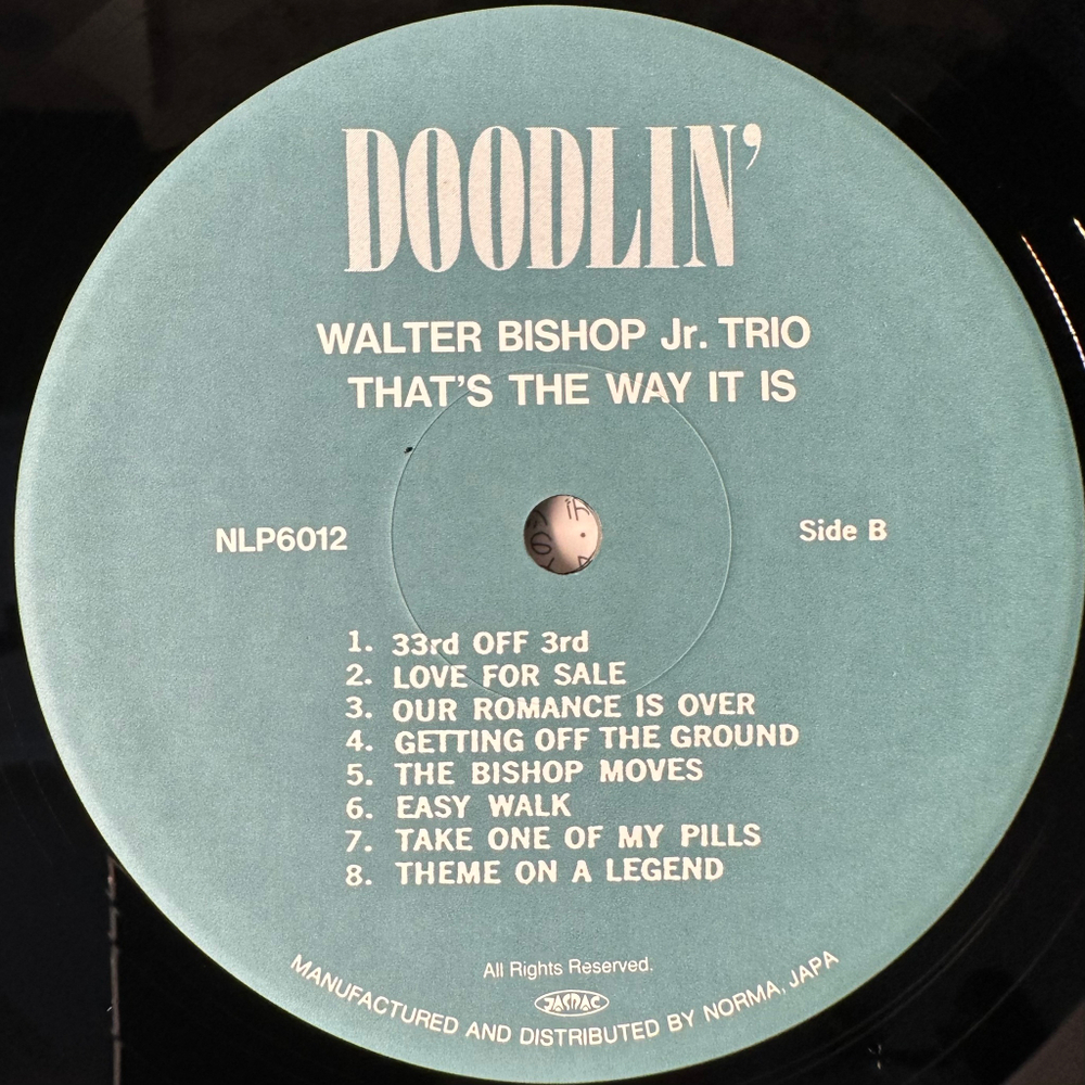 The Walter Bishop Jr. Trio ‎– That's The Way It Is