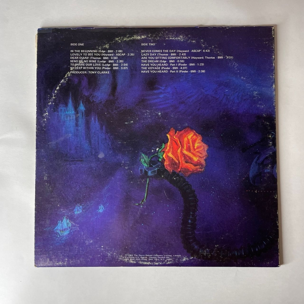 Винтажная виниловая пластинка LP The Moody Blues, On The Threshold Of A Dream (США 1973)