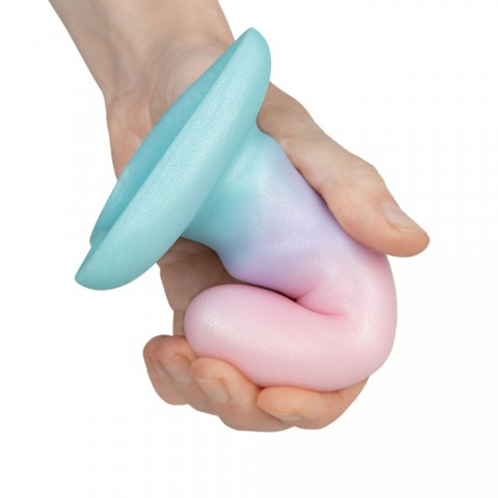 Нереалистичный дилдо Unicorn Mini Light (12,5*3,5 см)