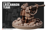 НЕ ТОТ РАКУРС Astra Militarum Tallarn Desert Raiders Талларнский расчёт тяжелого лазера миниатюра для AOS,Waha, Настольная игра, НРИ, Варгейм, РПГ