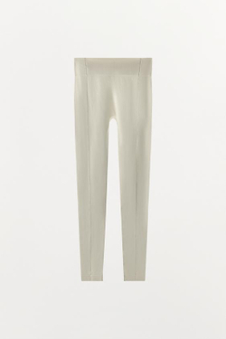 ZARA БЕСШОВНЫЕ ЛЕГИНСЫ, ЭКРЮ