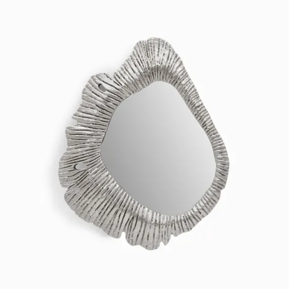 Зеркало Leora 53х44 см, серебристый античный