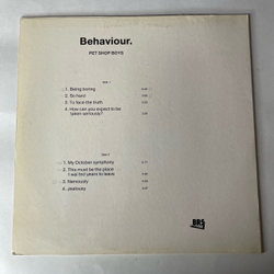 Винтажная виниловая пластинка LP Pet Shop Boys Behaviour (Россия 1992)