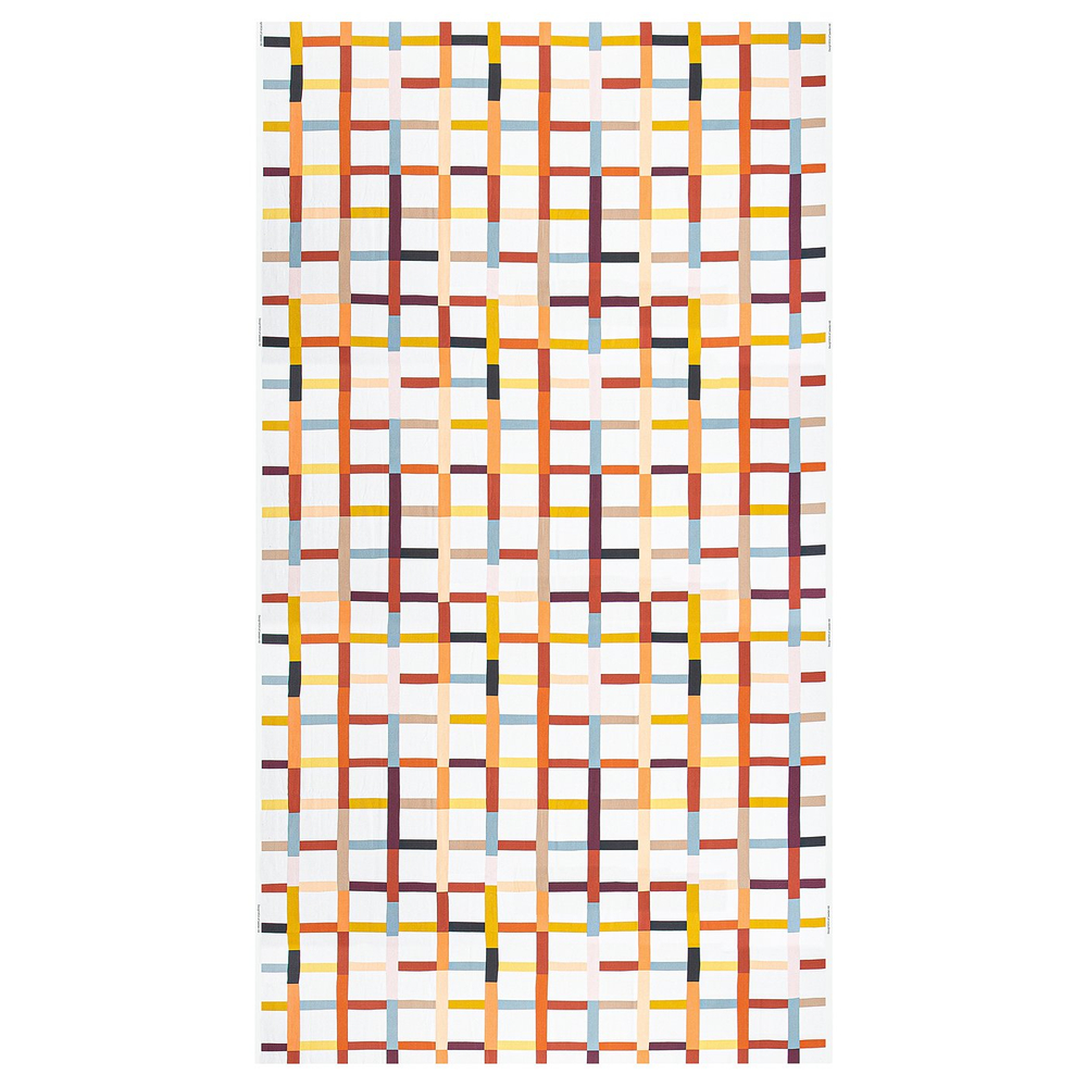IKEA STRANDKÄMPAR  (ИКЕА СТРАНДКЭМПАР)  -  Ткань отрезная - разноцветный в клетку 150x300 см