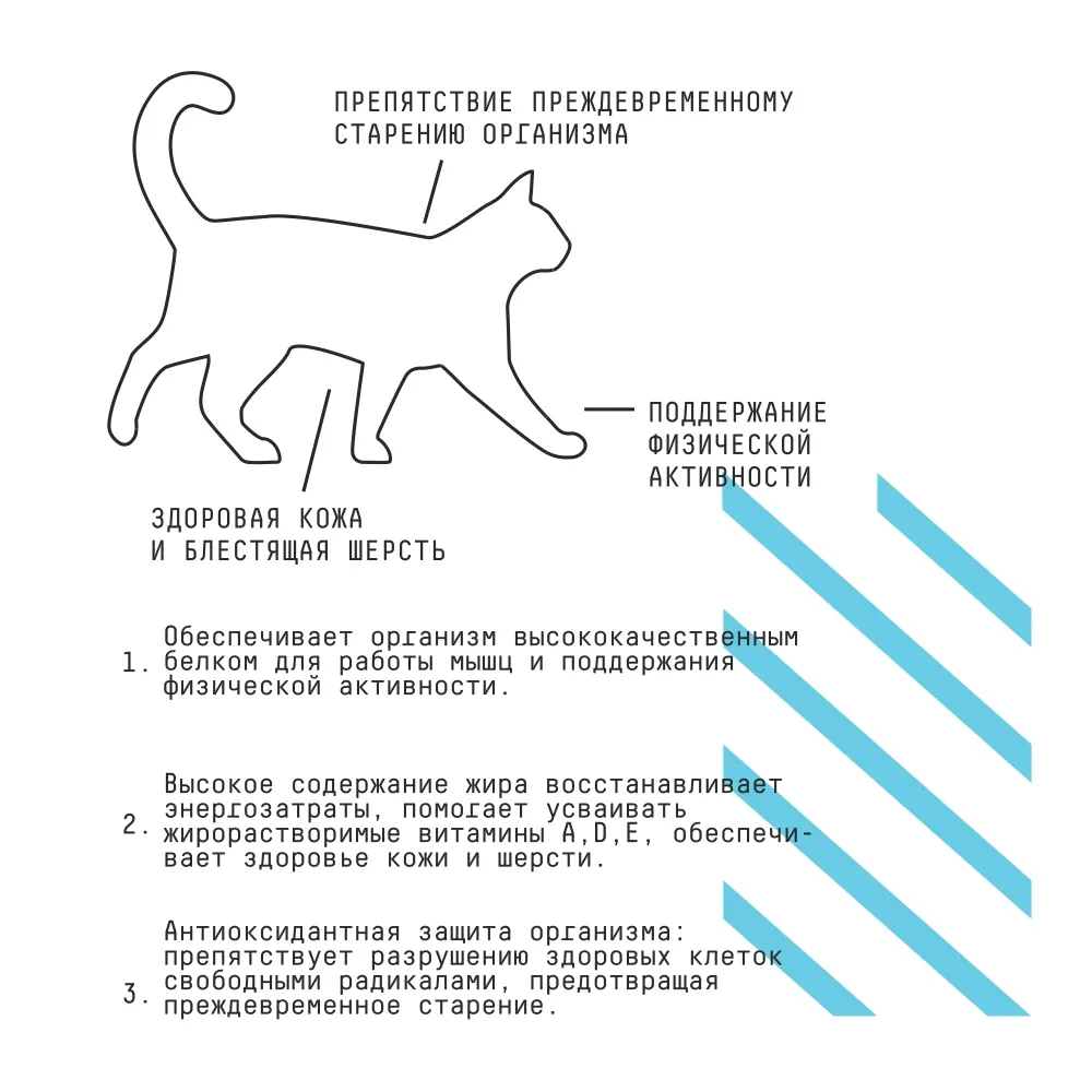 Сухой корм AJO Cat Аctive для активных взрослых кошек