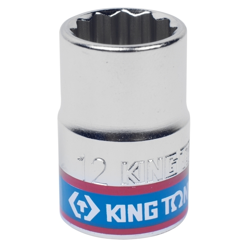 Головка торцевая стандартная двенадцатигранная 3/8", 12 мм KING TONY 333012M