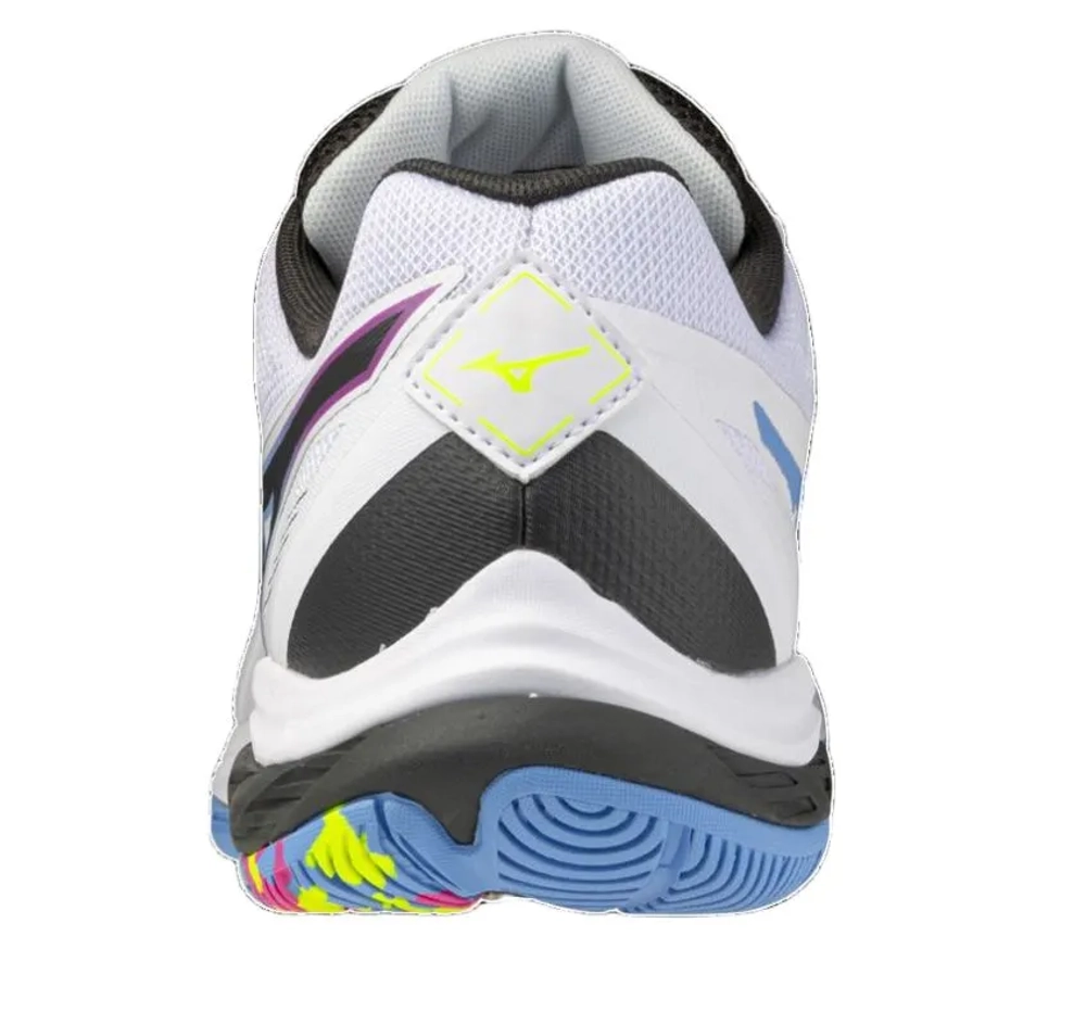 Мужские кроссовки для сквоша/бадминтона Mizuno Wave Fang 2 - white/pink tetra/all abroad