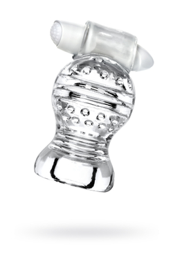 Мастурбатор нереалистичный Lingam by TOYFA Shakti, TPE, прозрачный, 9 см