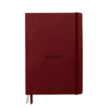 Записная книжка Rhodiarama Goalbook Creation в твердой обложке A5 нелинованная 200 гр Burgundy бордовая (194152C)