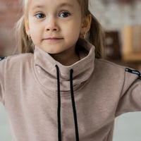 Худи "Bb team" Бежевый меланж