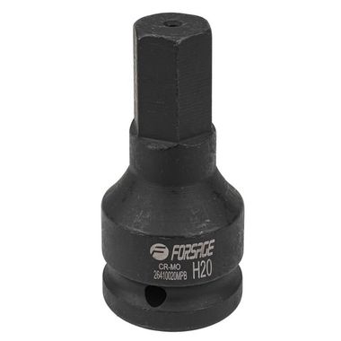 Головка-бита ударная 6-гранная 20мм, 3/4'' Forsage F-26410020MPB