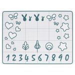 Коврик для выпечки IKEA BAKTRADITION (БАКТРАДИТИОН), Белый с рисунком, 61x46 см