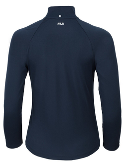 Женская теннисная футболка (dł. Рукава) Fila Longsleeve Grace - небесный
