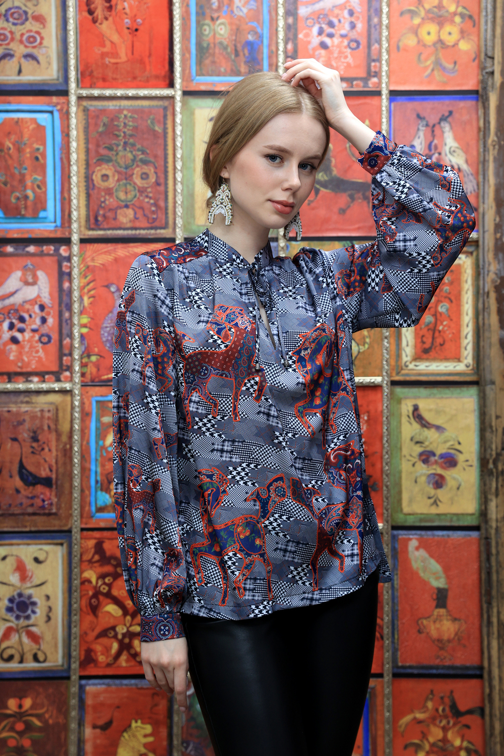 Blouse "Marusya. Koniki"