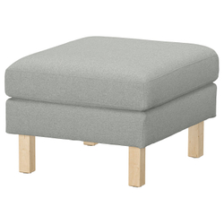 IKEA SALTSJÖBADEN  (ИКЕА САЛТШЁБАДЕН)  -  Чехол на пуф - Тонеруд серый