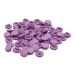 Пуговицы на ножке 18L=11 мм, пластик (Purple (фиолетовый)), NE68, 72 шт