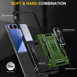 Чехол Safe Case с кольцом и защитой камеры для Samsung Galaxy Z Flip 7