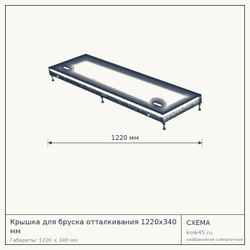 Крышка для бруска отталкивания 1220х340 мм — от 12 000 ₽
