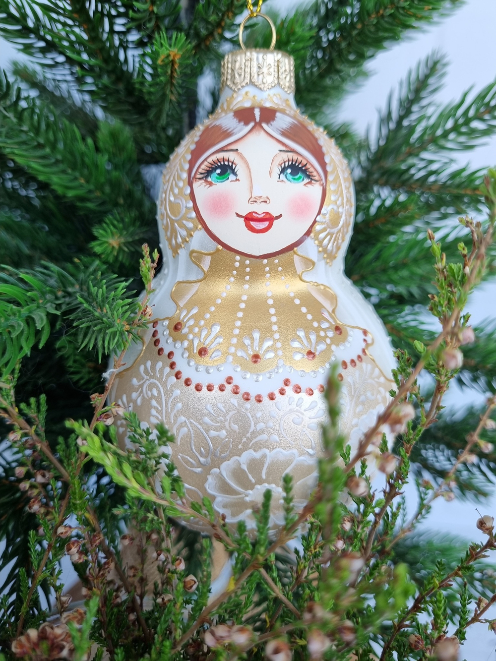 Матрешка стеклянная Дарья