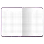 Записная книжка А6, 96л, обл. картон., Brauberg Lavender, сиреневый, на резинке