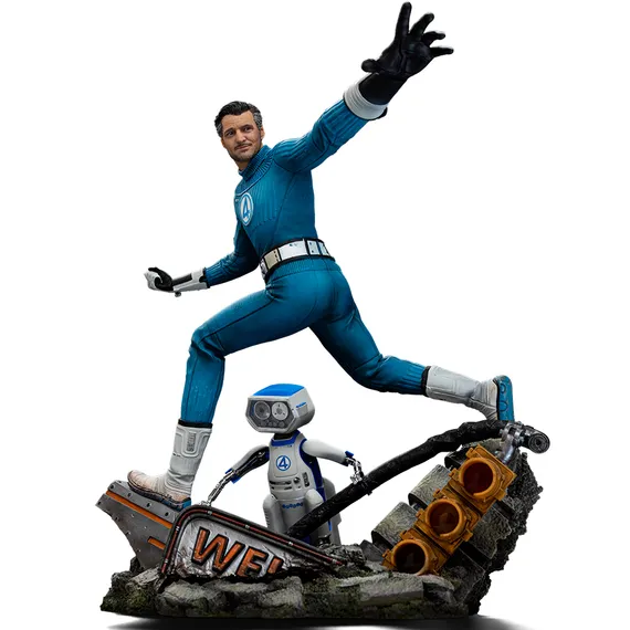 Статуэтка Мистер Фантастик и Г.Е.Р.Б.И 1:10/ Fantastic Four Mr. Fantastic and H.E.R.B.I.E Iron Studios