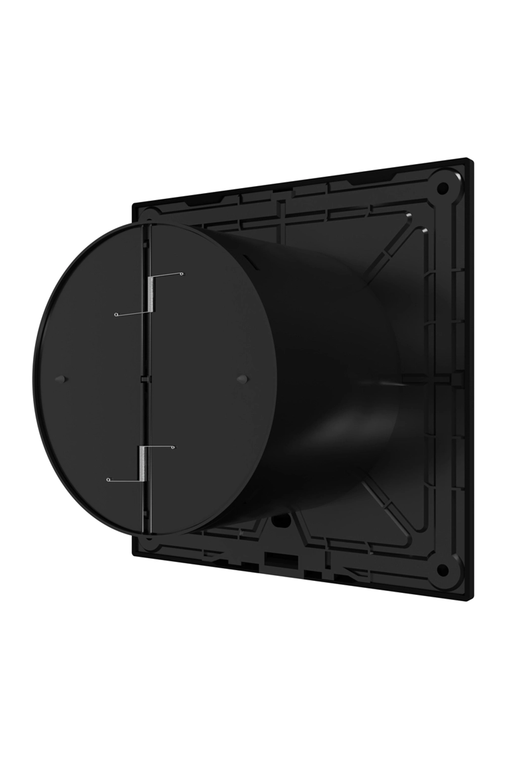 Вентилятор накладной SLIM D100 обратный клапан Matt black