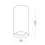 Светильник накладной LED 20W 3000K