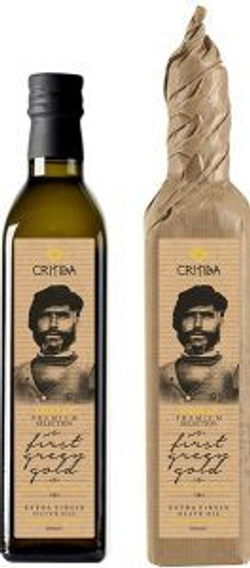 Оливковое масло Critida Crеtan Prеmium Sеlеction first grееn gold GRANDFATHER kraft papеr Extra Virgin, 0,5л , Греция , Греция