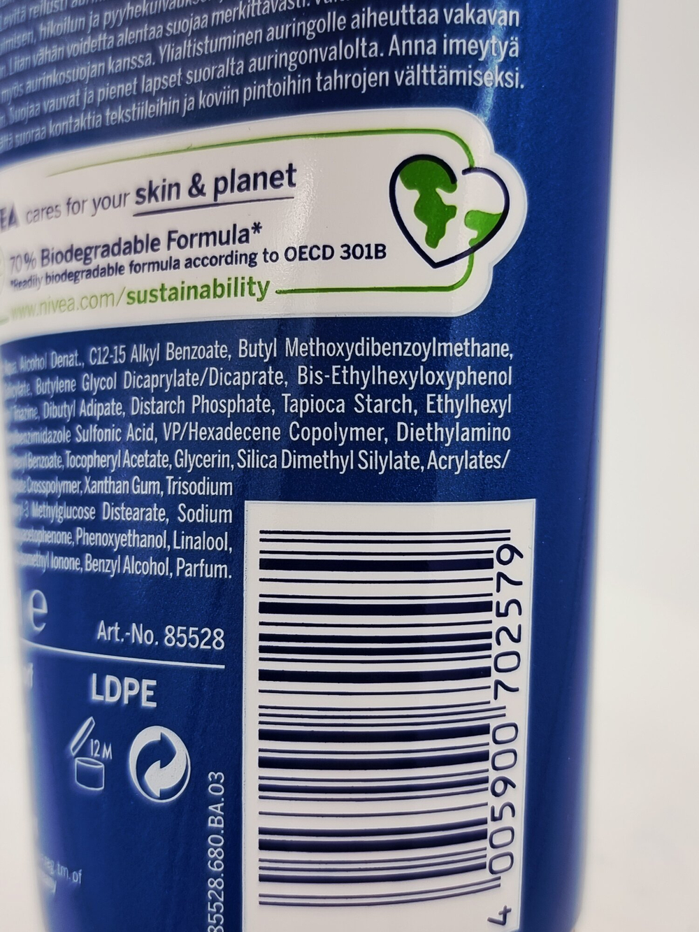 Солнцезащитный крем-гель NIVEA SUN Protect & Dry Touch SPF 30, 175 мл (Германия)