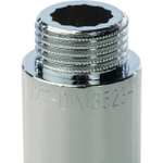 Удлинитель резьбовой STOUT SFT 0002 - 1/2" длина 40 мм (ВР/НР, латунь хромированная)