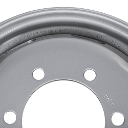 Диск штампованный R16 5.5J 6x170/130.1 ET105 GANZ Silver GRN16002 Газель усилен.(1250кг)