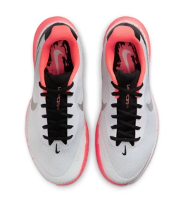Теннисные кроссовки Nike Vapor Lite 3 HC Premium - white/hot lava/wolf grey/black