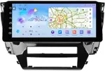 Магнитола для Mitsubishi Pajero Sport 3 2020-2024, Montero Sport (прямоугольный климат, рамка 9) - FarCar S500+TS10 монитор 12.3" 2K QLED на Android 14, Быстрая, CarPlay, 4G SIM-слот