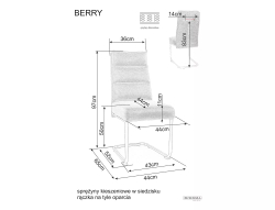 Стул SIGNAL BERRY Brego 77 оливковый/черный