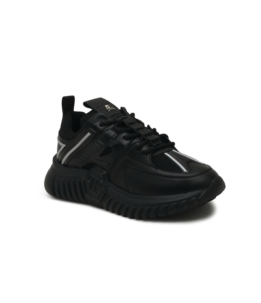 Кожаные кроссовки Philipp Plein - черный(USC0405 PLE075N)