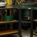 Модуль УГЛОВОЙ базовый EGG Frame для гриля L, цвет черный (Big Green Egg)